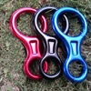 image:imageAzarxis 35kN Climbing Rescue Figure 8 Descender Rigging Plate Heavy Duty amp Large amp High Strength Rappel Device Equipment for Rappelling Belaying Tree Climbing Aerial Silks RiggingRed  35 kN