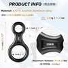 image:imageAzarxis 35kN Climbing Rescue Figure 8 Descender Rigging Plate Heavy Duty amp Large amp High Strength Rappel Device Equipment for Rappelling Belaying Tree Climbing Aerial Silks RiggingOrange  35 kN