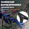 image:imageAzarxis 50 kN Rescue Figure 8 Descender Large BentEar Belaying and Rappelling Gear Downhill Equipment Belay Device Climbing for Rock Climbing Peak RescueBlack