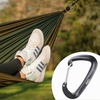 image:imageAzarxis Carabiner Clips 12 25 kN Aluminium D Ring Heavy Duty Lightweight Caribeaners for Hammock Camping Hiking Outdoor Gym Dog Leash Backpack Harness1 12kN  Wiregate  Dark Green  4 Pack