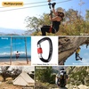 image:imageAzarxis Carabiner Clips 12 25 kN Aluminium D Ring Heavy Duty Lightweight Caribeaners for Hammock Camping Hiking Outdoor Gym Dog Leash Backpack Harness4 25kN  Screwgate  Blue  2 Pack
