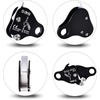 image:imageAzarxis Climbing Descender Ascender Belay Device Self Locking Fall Protection Rappel Equipment Rope Grip for 813mm Rope for Rock Mountaineering Aerial Work Caving Rescue Tree ArboristBlack  100 kg