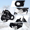 image:imageAzarxis Climbing Descender Ascender Belay Device Self Locking Fall Protection Rappel Equipment Rope Grip for 813mm Rope for Rock Mountaineering Aerial Work Caving Rescue Tree ArboristBlack  100 kg