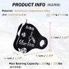 image:imageAzarxis Climbing Descender Ascender Belay Device Self Locking Fall Protection Rappel Equipment Rope Grip for 813mm Rope for Rock Mountaineering Aerial Work Caving Rescue Tree ArboristBlack  100 kg