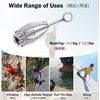 image:imageAzarxis Grappling Hook Stainless Steel Gravity Claw Carabiner 771 881 LBS Load Capacity for Outdoor Survival Retrieval Climbing Fishing Aquatic Anchor Hook4 Claw
