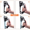 image:imageAzarxis Hand Ascender Climbing Mountaineering 813MM Rope with Ergonomic Handled Aluminum Alloy Ascender Rappelling Gear Equipment for Rock Tree Arborist Caving RescueOrange