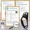 image:imageAzarxis Hand Ascender Climbing Mountaineering 813MM Rope with Ergonomic Handled Aluminum Alloy Ascender Rappelling Gear Equipment for Rock Tree Arborist Caving RescueOrange