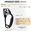 image:imageAzarxis Hand Ascender Climbing Mountaineering 813MM Rope with Ergonomic Handled Aluminum Alloy Ascender Rappelling Gear Equipment for Rock Tree Arborist Caving RescueOrange