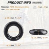 image:imageAzarxis Rappel Cup Ring 25kN Tension ORing Rope Connector for Rock Climbing Arborist Rescue Slackline Hammock Friction Saver EquipmentBlueBlue