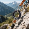 image:imageAzarxis Rappel Cup Ring 25kN Tension ORing Rope Connector for Rock Climbing Arborist Rescue Slackline Hammock Friction Saver EquipmentBlueRed