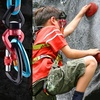 image:imageAzarxis Tree Swing Swivel Spinner 30 kN Rotational Climbing Rope Device Hanging Hook Accessory for Childrens Web Swing Aerial Dance BlackAll Black