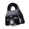 image:imageAzarxis 20 kN Micro Side Swing Pulley Prusik Minding Pulleys for 051  13mm RopeCable Rock Climbing Tree Arborist Zipline Lifting Hauling Dragging Rescue Aerrial Work Hitch Tending BlackBlack