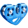 image:imageAzarxis 30 kN Zipline Pulley 6700LBS Zip Line Tandem Dual Trolley Kit for Cable amp Rope Heavy Duty for Rescue Climbing Hauling Backyard Zipline Mountaineering Rigging RedBlue