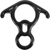 image:imageAzarxis 50 kN Rescue Figure 8 Descender Large BentEar Belaying and Rappelling Gear Downhill Equipment Belay Device Climbing for Rock Climbing Peak RescueBlack