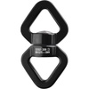 image:imageAzarxis Tree Swing Swivel Spinner 30 kN Rotational Climbing Rope Device Hanging Hook Accessory for Childrens Web Swing Aerial Dance BlackAll Black