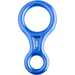 image:imageAzarxis 35kN Climbing Rescue Figure 8 Descender Rigging Plate Heavy Duty amp Large amp High Strength Rappel Device Equipment for Rappelling Belaying Tree Climbing Aerial Silks RiggingBlue  35 kN