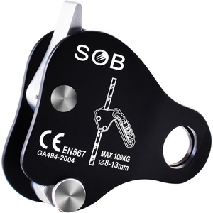 image:imageAzarxis Climbing Descender Ascender Belay Device Self Locking Fall Protection Rappel Equipment Rope Grip for 813mm Rope for Rock Mountaineering Aerial Work Caving Rescue Tree ArboristBlack  100 kg