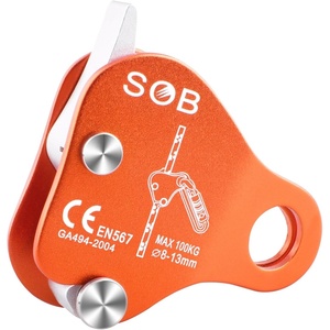 image:imageAzarxis Climbing Descender Ascender Belay Device Self Locking Fall Protection Rappel Equipment Rope Grip for 813mm Rope for Rock Mountaineering Aerial Work Caving Rescue Tree ArboristOrange  100 kg