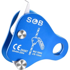 image:imageAzarxis Climbing Descender Ascender Belay Device Self Locking Fall Protection Rappel Equipment Rope Grip for 813mm Rope for Rock Mountaineering Aerial Work Caving Rescue Tree ArboristBlue  100 kg